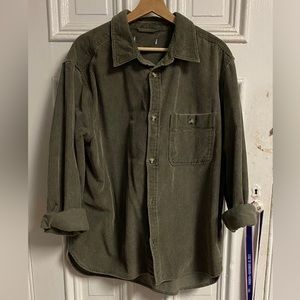 Urban Outfitters Olive Casual Button Down Shirt